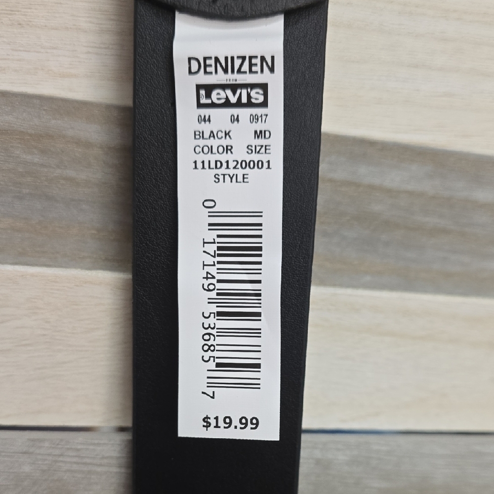 Denizen® from Levi’s® Men’s Belt – Black (Size M 34–36) - Picture 4 of 9